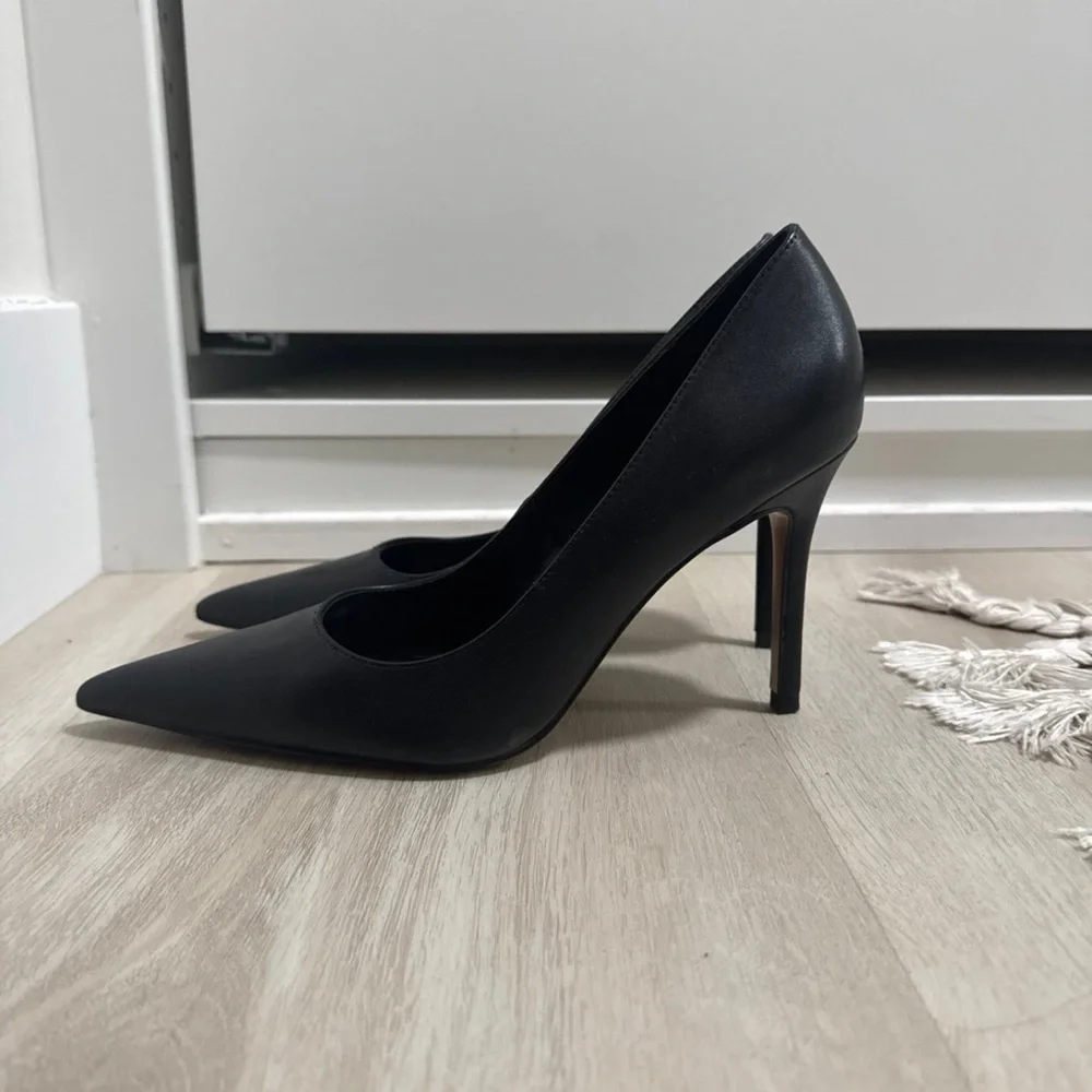 Mango Classic Black Women's Heels - Picture 2 of 7